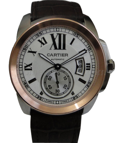 Réplica de Relógio Cartier Calibre Rosê