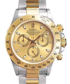 Réplica de Relógio Rolex Daytona Dourado Prata