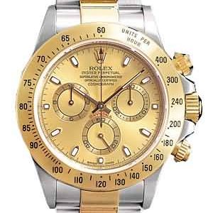 Réplica de Relógios Rolex Daytona Dourado Prata