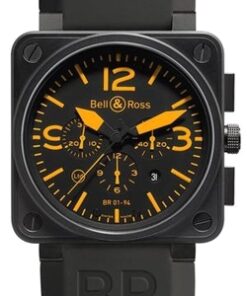 Réplica de Relógio Bell & Ross BR 01-94 Orange