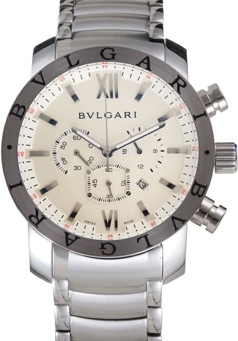 Relogio Bulgari Chronometro White