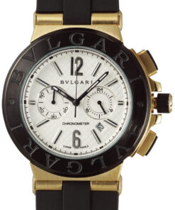 Alternative view of Réplica de Relógio Bulgari Titanium Dourado