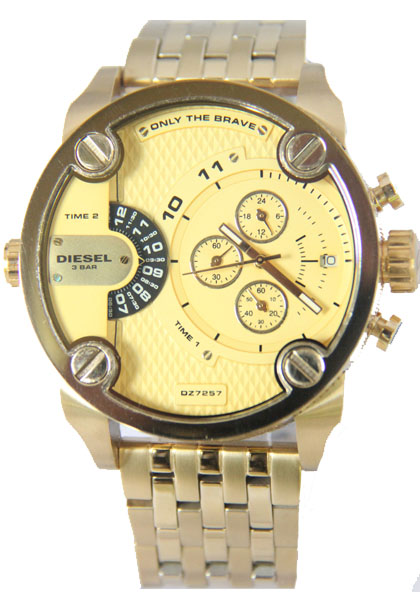 Réplica de Relógio Diesel Dz7257 Dourado
