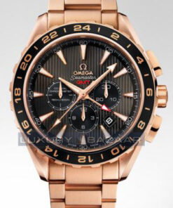 Réplica de Relógio Omega Seamaster Gmt Rosê
