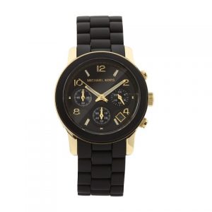 Réplicas de Relógios Michael Kors Black Rubber MK5191