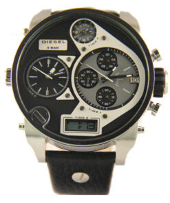 Réplica de Relógio Diesel DZ Preto e Prata