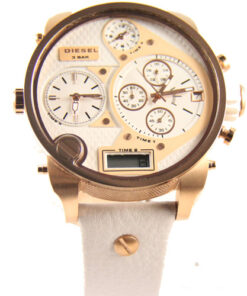 Réplicas de Relógio Diesel DZ7194 Rosê e Branco