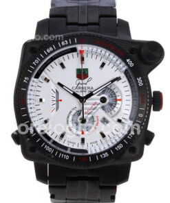 Alternative view of Réplica de Relógio Tag Heuer Carrera 36Rs Caliper Preto Branco