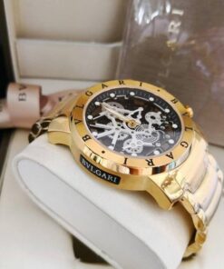 Alternative view of Réplica de Relógio Bulgari Bateria Skeleton 