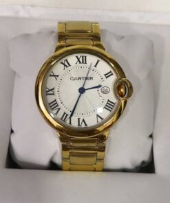 Alternative view of Relogio Réplica Cartier Ballon Blue Dourado 