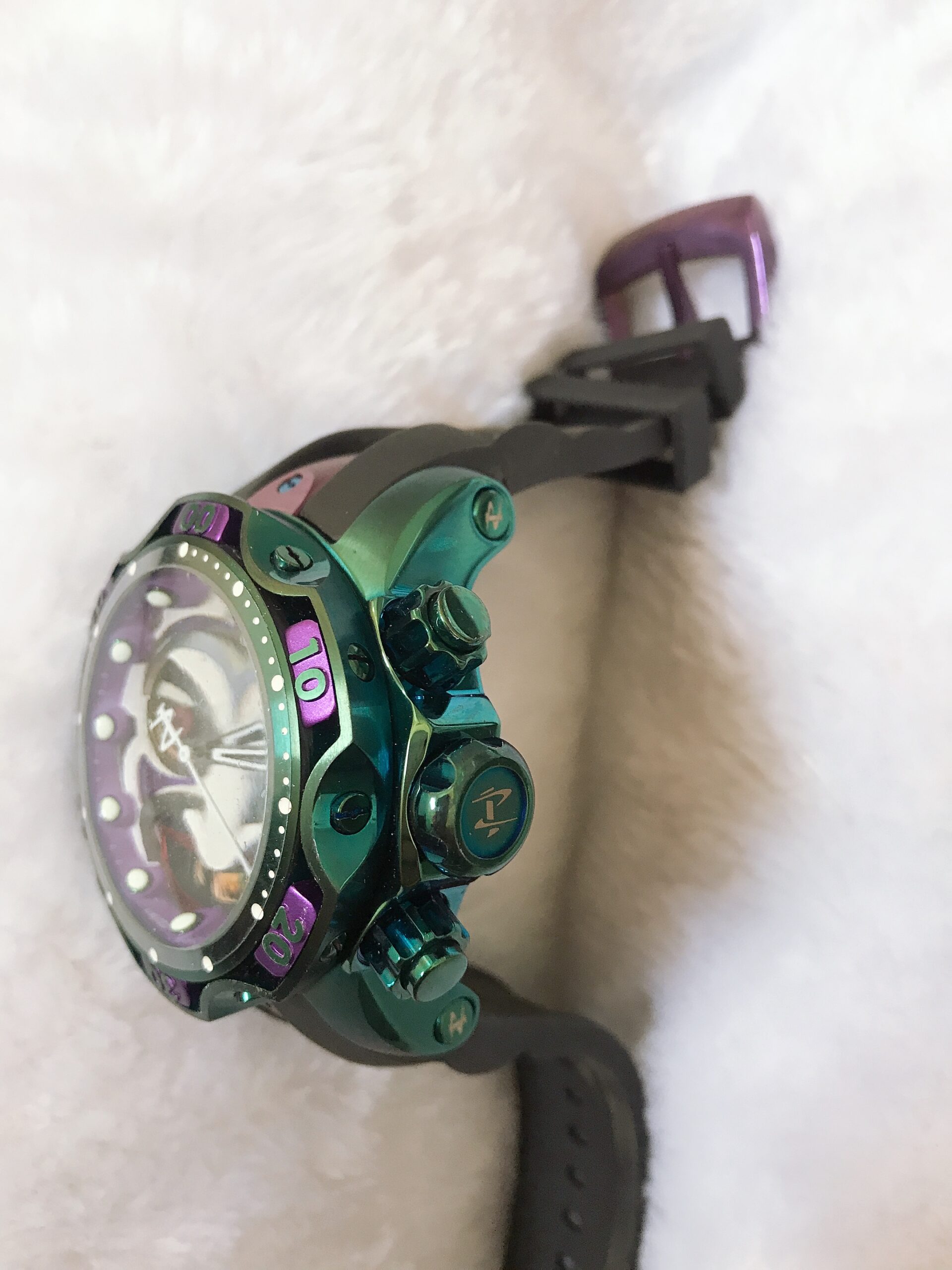 Réplica de Relógio Invicta Coringa Borracha - Imagem 6