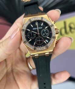 Réplica de Relógio Audemars Piguet Audemars Aro Cravejado