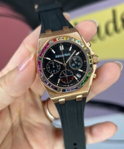 Réplica de Relógio Audemars Piguet Audemars Aro Cravejado