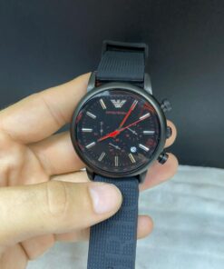 Réplica de Relógio Armani Borracha 