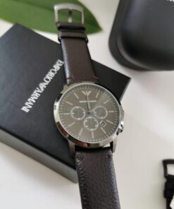 Réplica de Relógio  Armani Couro