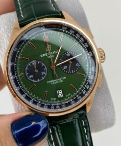 Réplica de Relógio Breitling Couro