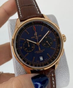 Réplica de Relógio Breitling Couro