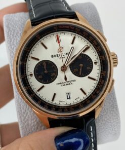 Réplica de Relógio Breitling Couro