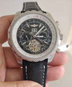 Réplica de Relógio Breitling Couro Automático