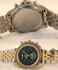 Alternative view of Réplica de Relógio Breitling Bentley 1884 Preto Misto