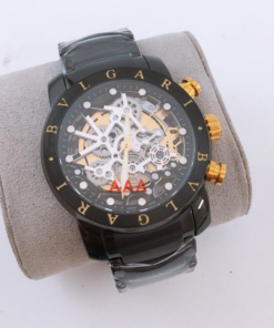 Réplica de Relógio Bulgari Bateria Skeleton 