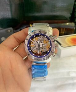 Réplica de Relógio Bulgari Bateria Skeleton 