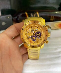 Réplica de Relógio Bulgari Bateria Skeleton 