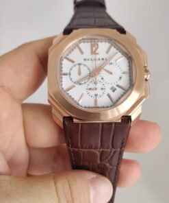 Réplica de Relógio Bulgari Couro