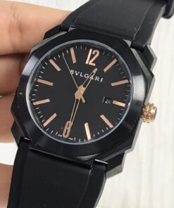 Réplica de Relógio Bulgari Octo Borracha