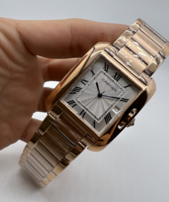Réplica de Relógio  Cartier Tank  Aço 