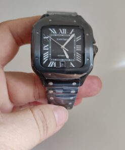  Replica de Relogio Cartier Santos 44M automático - Preto 