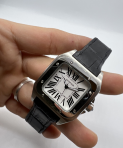 Réplica de Relógio Cartier Santos Couro
