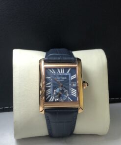 Réplica de Relógio  Cartier  Tank Couro