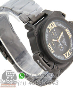 Alternative view of Réplica de Relógio Diesel Batman All Black Aço ( PROMOÇÃO )