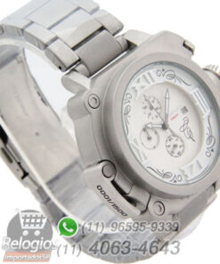 Alternative view of Réplica de Relógio Diesel Batman Prata branco Aço ( PROMOÇÃO )