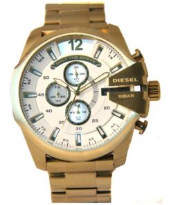 Réplica de Relógio Diesel Only The Brave Dourado Branco