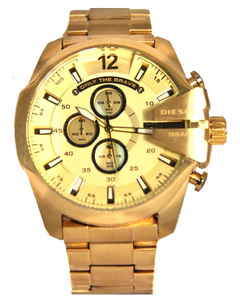 Réplica de Relógio Diesel Only The Brave Dourado