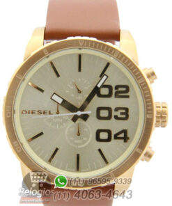 Réplica de Relógio Diesel The Only Brave Dourado 