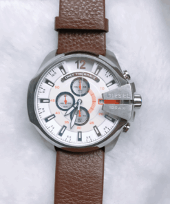 Réplica de Relógio Diesel 10 Bar Couro