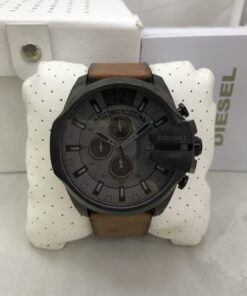 Réplica de Relógio  Diesel 10 Bar Couro