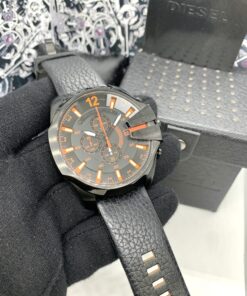 Réplica de Relógio Diesel 10 Bar Couro