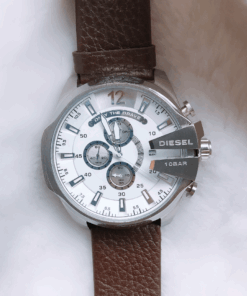Réplica de Relógio Diesel 10 Bar Couro