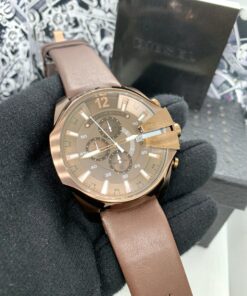 Réplica de Relógio  Diesel 10 Bar Couro