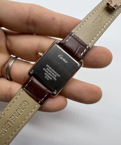 Alternative view of Réplica de Relógio Cartier Couro