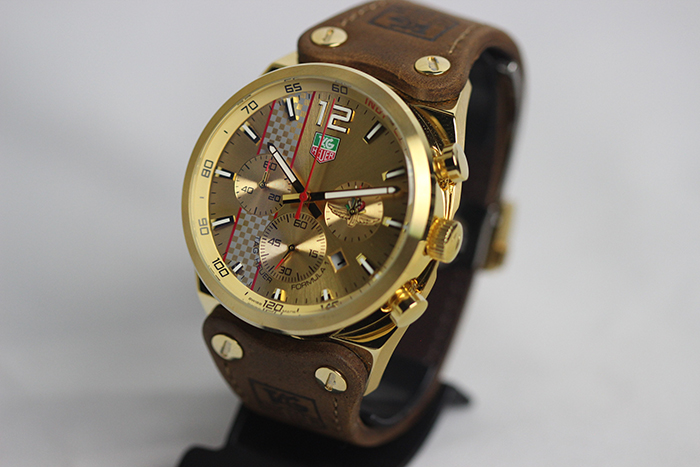 R plica de Rel gio Tag Heuer Indianapolis Gold