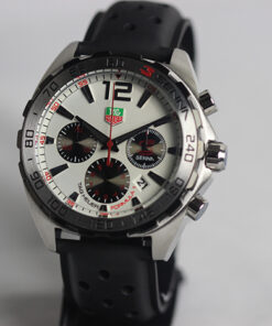 Réplica de Relógio Tag heuer Airton senna mostrador branco
