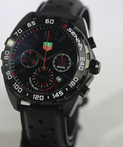 Réplica de Relógio Tag heuer Airton senna Preto