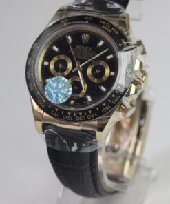 ROLEX DAYTONA CERAMIC COURO