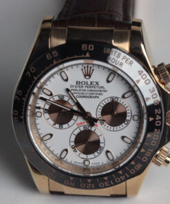 ROLEX DAYTONA CERAMIC COURO