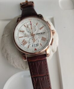 Réplica de Relógio Montblanc Couro